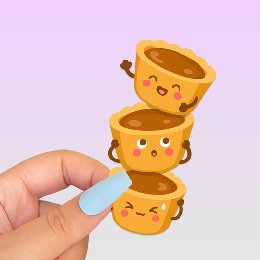 Butter Tarts Bookmark & Teacup Sticker Buddy Set