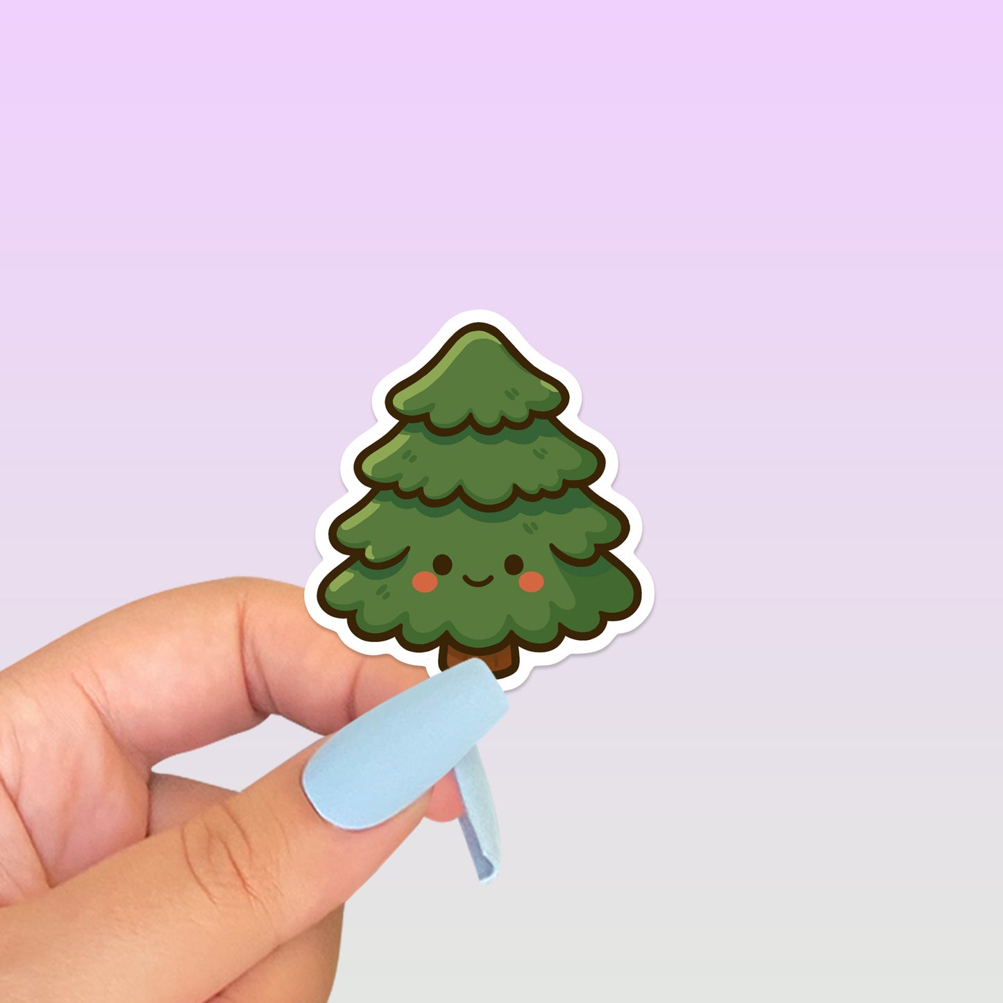 Halloween Sasquatch Bookmark & Pine Tree Sticker Buddy Set
