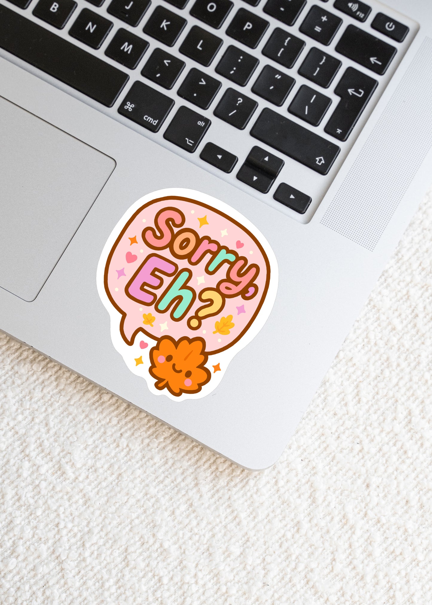 Sorry Eh? Canadian Maple Leaf Sticker