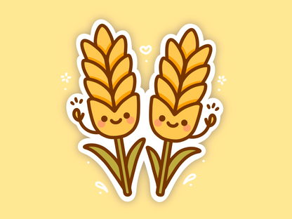 Wheat Buds Prairie Friends Sticker