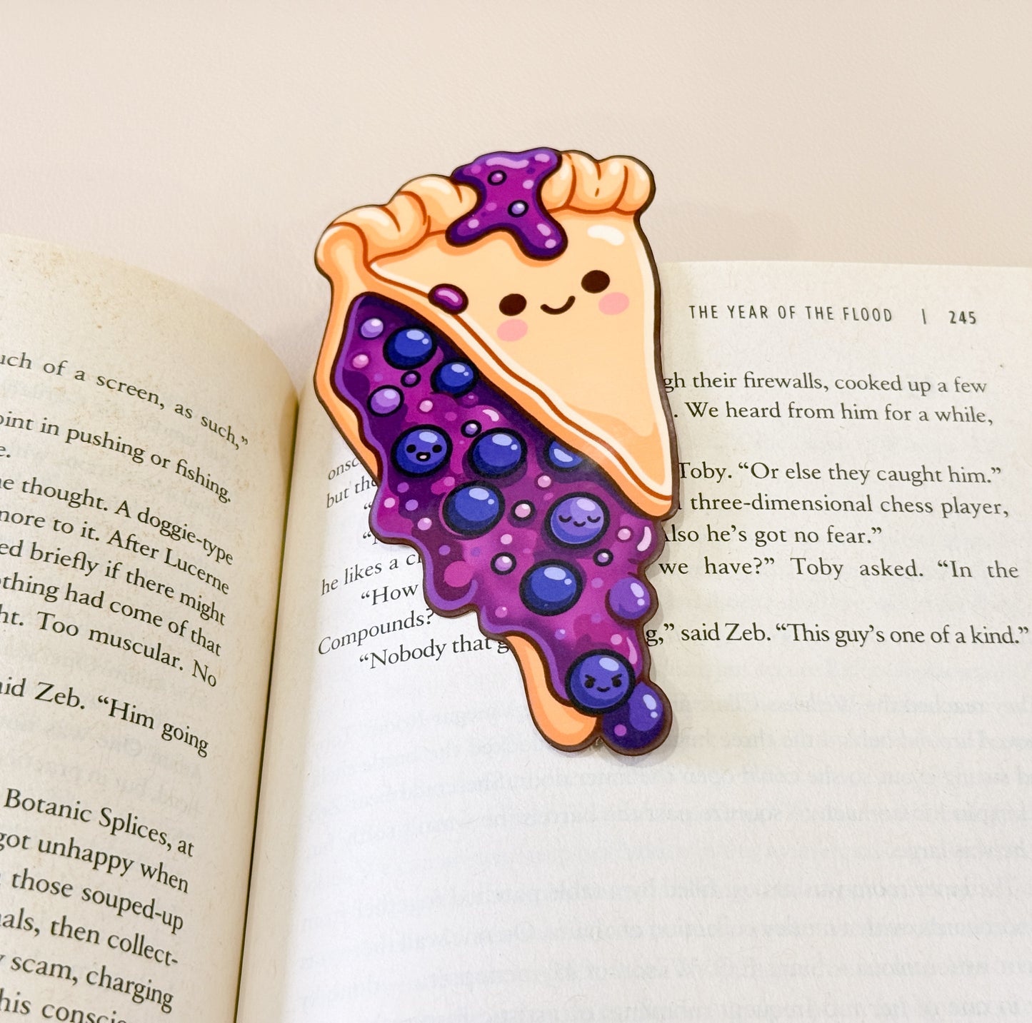 Saskatoon Berry Pie Bookmark & Saskatoon Berry Sticker Buddy Set