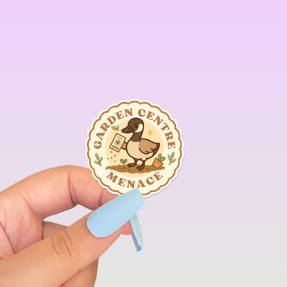 Garden Centre Menace Canada Goose Sticker