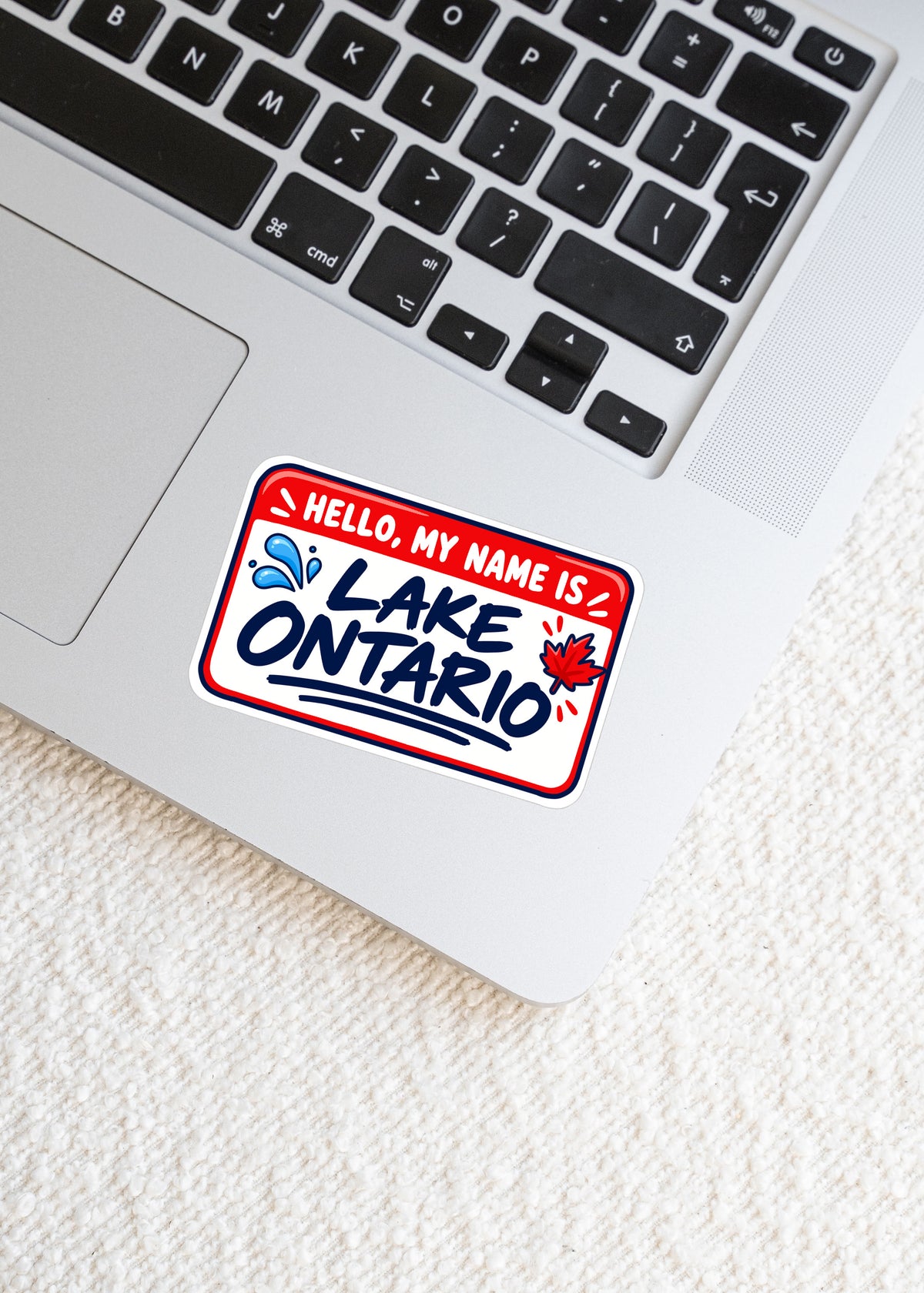 Hello My Name Is Lake Ontario Sticker