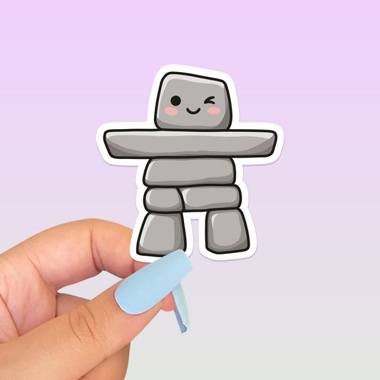 Canadian Inukshuk Sticker