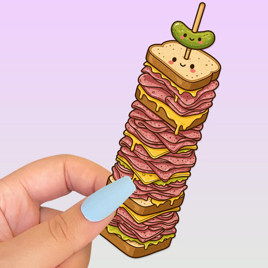 Montreal Smoked Meat Bookmark & Mustard Sticker Buddy Set