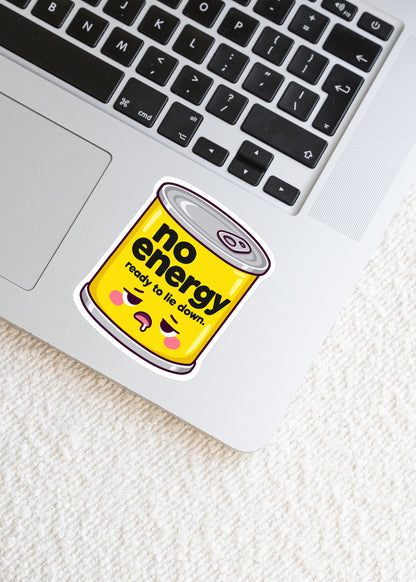 No Energy Sticker