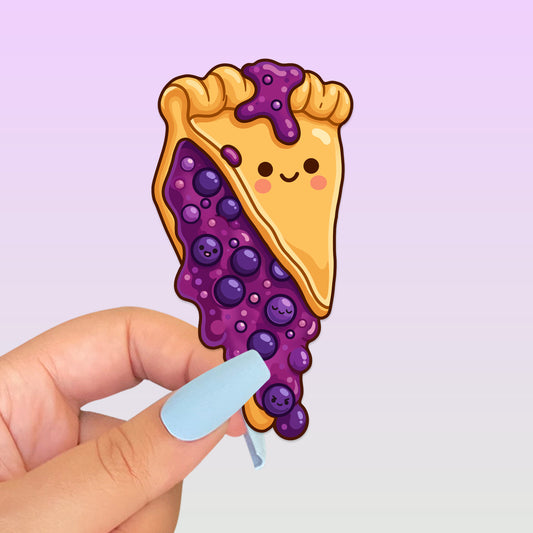 Saskatoon Berry Pie Bookmark & Saskatoon Berry Sticker Buddy Set