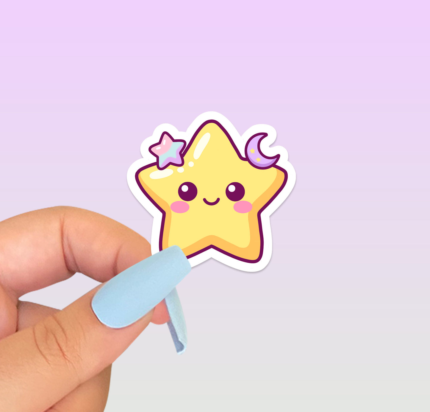 Moon Mist Ice Cream Bookmark & Star Sticker Buddy Set