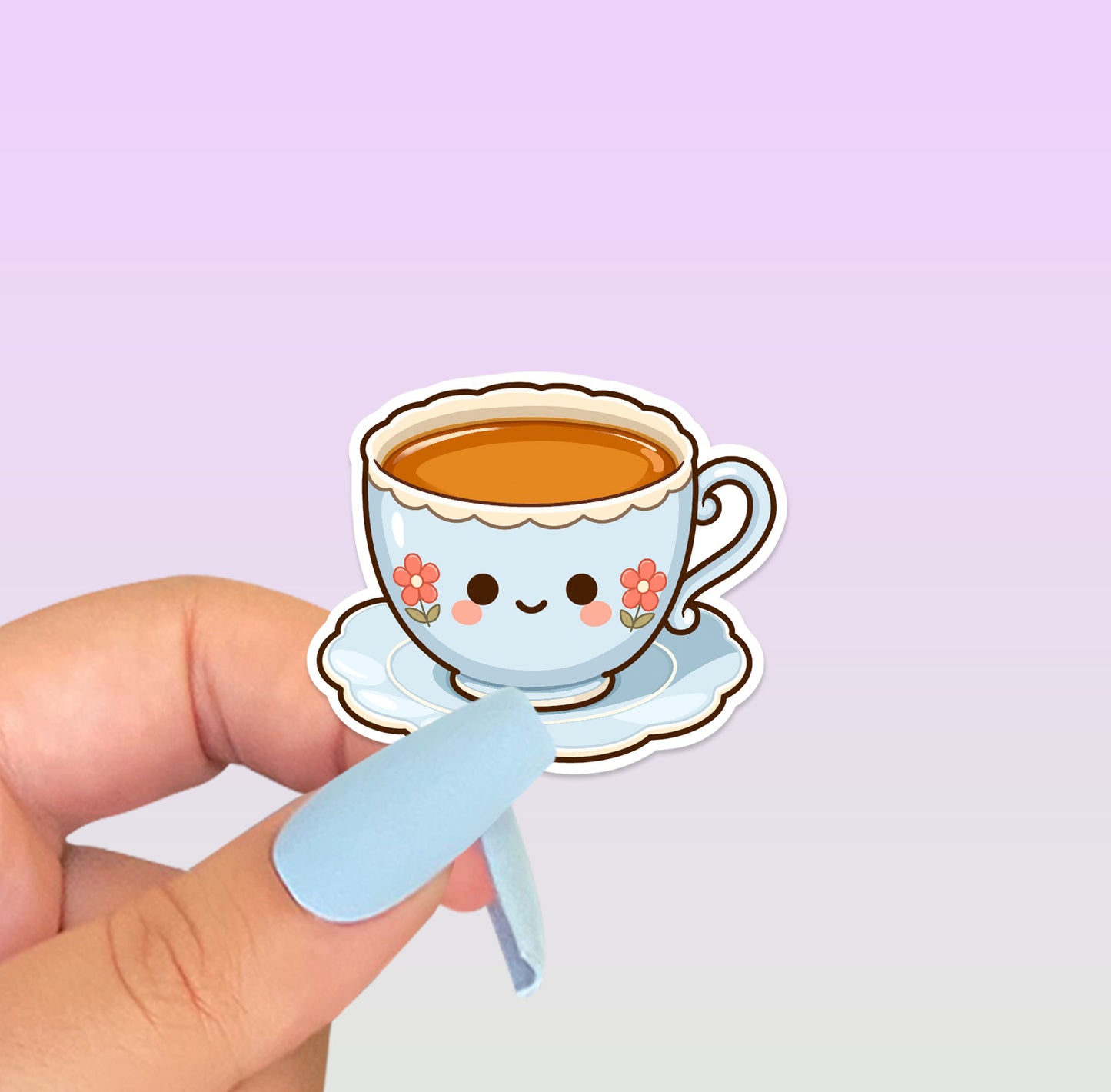 Butter Tarts Bookmark & Teacup Sticker Buddy Set