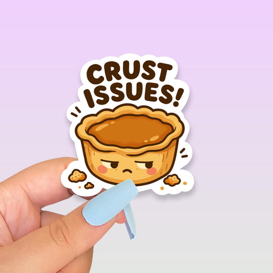 Crust Issues Butter Tart Sticker - Paige Poutine