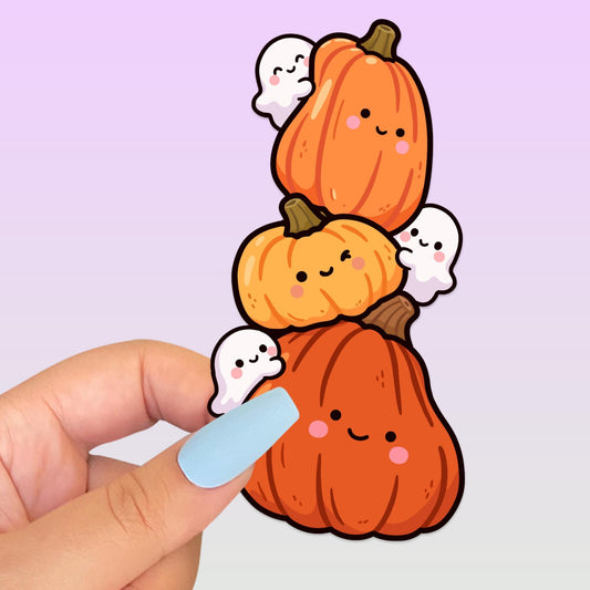 Pumpkin Ghost Bookmark