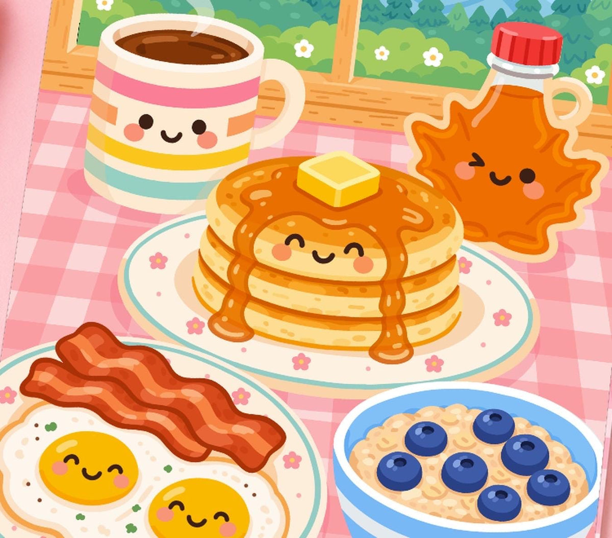 Canadian Breakfast Club Art Print