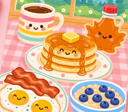 Canadian Breakfast Club Art Print