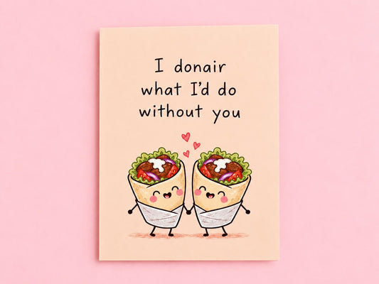 I Donair What I'd Do Without You Card