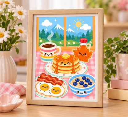 Canadian Breakfast Club Art Print